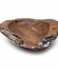 The Birdhouse Chick Home & Garden Accents Natural Teak Root Bowls- 2 Sizes