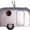 Bobbo Airstream Flyer Silver Trailer Birdhouse